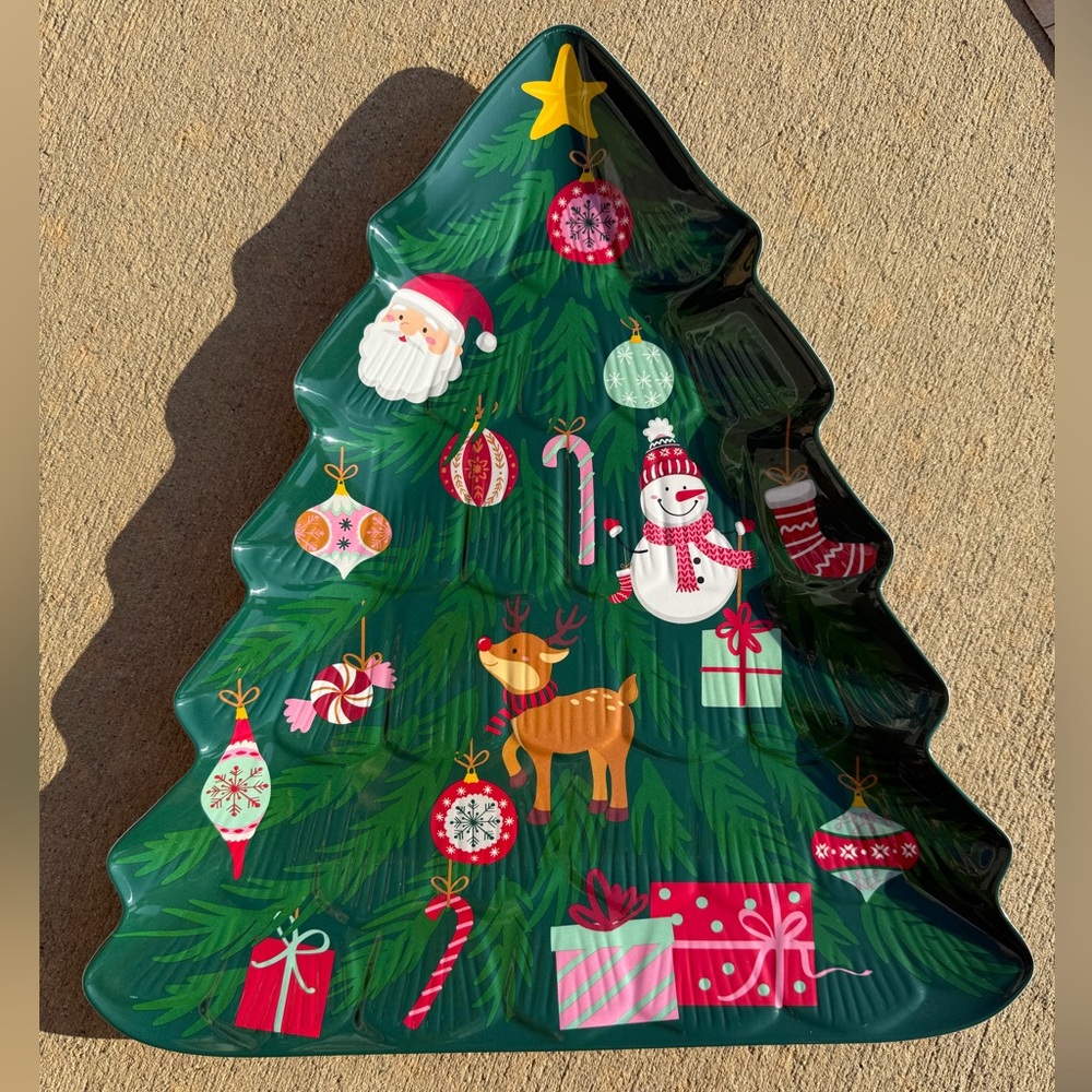 Christmas Tree Platter